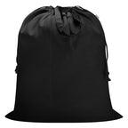 Canvas Laundry Bag 40"W x35"H (Black / XXL 40"Wx35"H┃1 Pack)