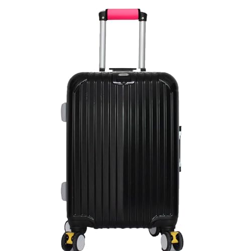 Neoprene Luggage Handle Wraps for Traveling Bright Color Luggage Tags (Pink 01)