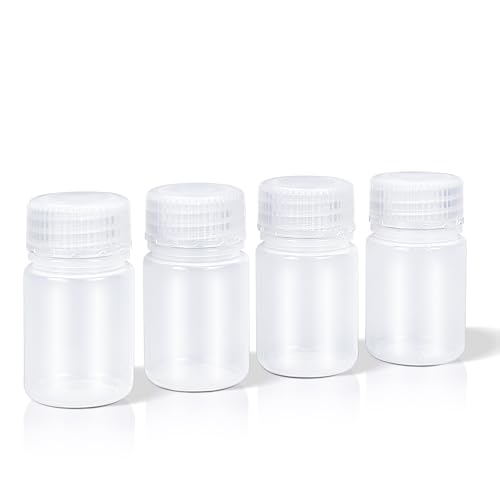 1 oz Small Plastic Bottles with Caps (Clear / 1 oz)