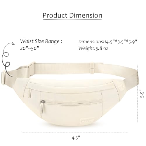 Small Aprocot Cross Body Bag Fashion Shoulder Fanny Pack for Women (Apricot / Large)