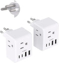 2 Pack Switzerland Travel Plug Adapter