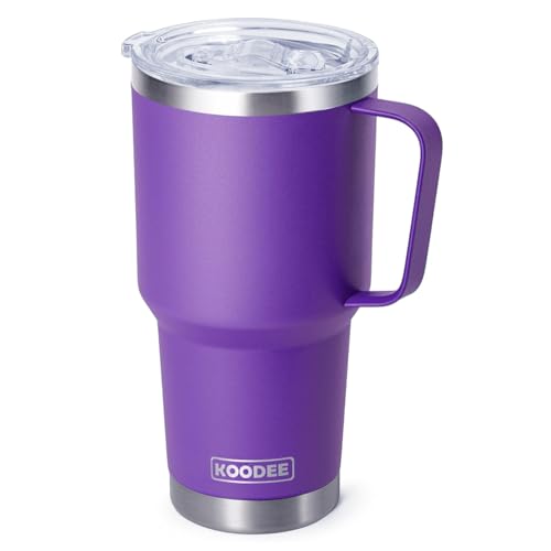 30 oz Tumbler with Lid and Straw (purple-A / 30 Ounces)