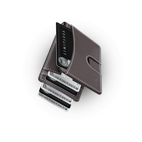 Money Clip Slim Minimalist Wallet for Men (Slate)