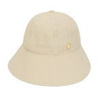 Linen Victorian Bonnet Hat Sun Cap (Small-Large / Beige)