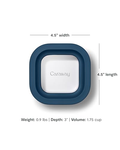 Mini Square Food Storage Container (Navy / 1.75 Cup Container (1x))