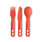 Passage Cutlery Set (Spicy Orange / Fork, Spoon, & Knife)
