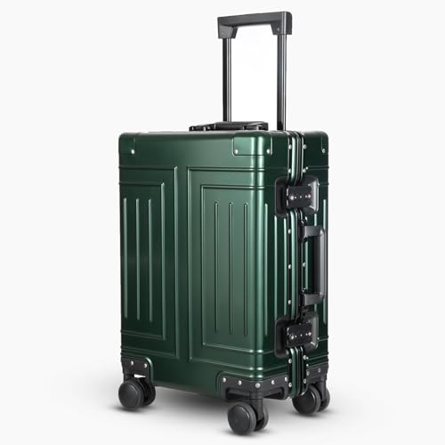 All Aluminum Carry On Luggage (green / 20 inch)