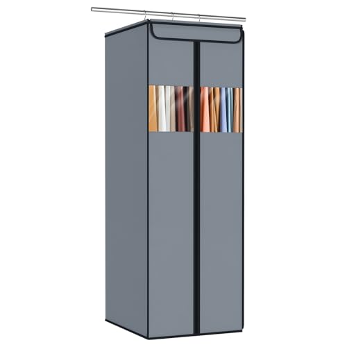 Garment Bags for Hanging Clothes Garment Covers 54 in (Grey / 54"-1 Pack)