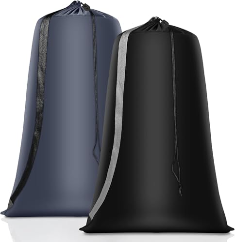 Heavy Duty Laundry Bag (Black+Gray / 48" x 28" x 1")