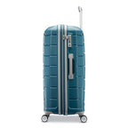 Freeform Hardside Expandable with Double Spinner Wheels (Checked-Large Spinner / Dark Teal)