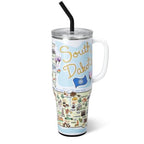 40oz Insulated Mega Mug with Handle & Straw (South Dakota / 40 Ounces)