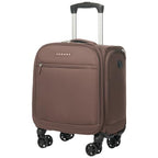 Underseat Carry On Luggage with Wheels (Chestnut Brown / Basic Underseat)