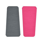 Heat Resistant Silicone Travel Mat Pouch for Hair Styling Tools (2 Pack / Grey&hotpink)