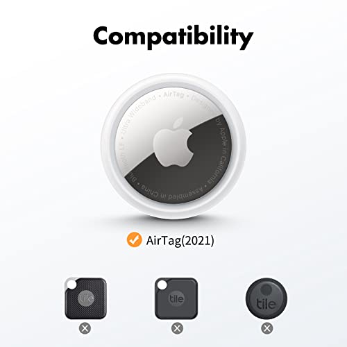 Holder for Apple AirTag with Strap (Black&Blue with Strap)