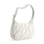 9L Puffer Crossbody Bag for Women Trendy (White-m)