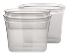 Reusable Food Storage Bags (Gray / 3 Bag Set)