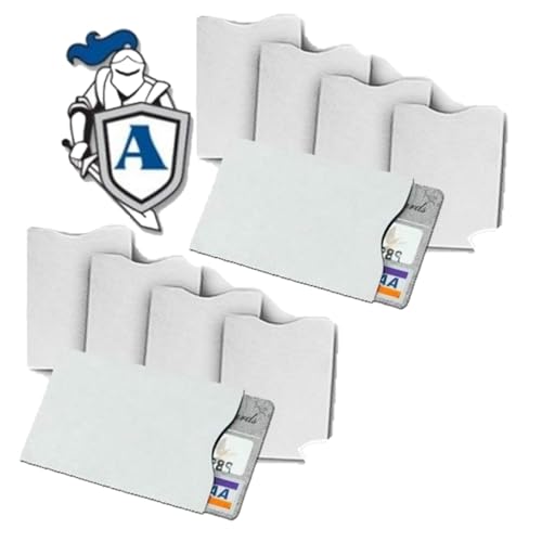 10x RFID Blocking Credit Card"DuPont TYVEK" Sleeves for wallet or purse. Protect your debit cards