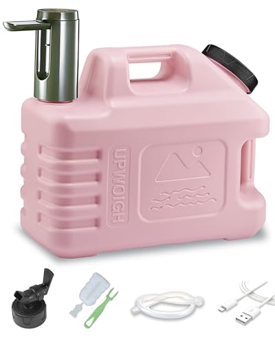 5 Gallon Water Jug with Rechargeable Touch Pump (Nature Pink / 5 Gal)