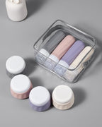 Travel Size Toiletries 8 Pack (3oz bottle 3oz jar / Red Rock)