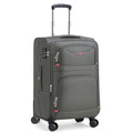 Softside Expandable Luggage with 4 Spinner Wheels (Gray / 21-Inch)