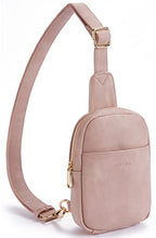 Small Sling Bag for Women Leather Crossbody Bag for Women Dusty Pink (1-dusty Pink)