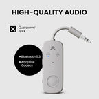 Relay Airplane Bluetooth Adapter for 2 AirPods or Headphones (4-Sandstorm Beige)