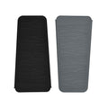 2 Pack Silicone Heat Resistant Travel Mat Pouch for Straighteners (2 Pack / Black&grey)