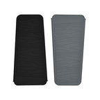 2 Pack Silicone Heat Resistant Travel Mat Pouch for Straighteners (2 Pack / Black&grey)
