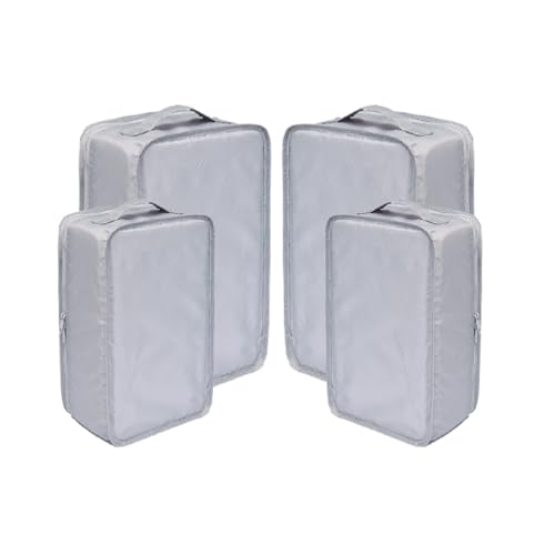 Travel Shoe Bags (Grey / 2+2 Packs)