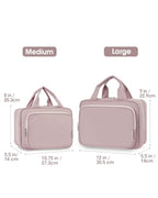 Travel Toiletry Bag for Women (A-Dusty Rose / Large)