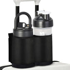 Luggage Travel Cup Holder for Suitcases Free Hands (Black)