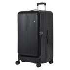 29 Inch Aluminum Frame Checked Luggage Top Opening (Black / 29 Inch)