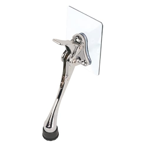 1 Stopper Adhesive Door Stop (Chrome / 6 INCH X 1 PACK)