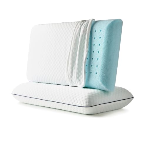Cooling Gel Memory Foam Pillows for Sleeping (King / 2 Pack)