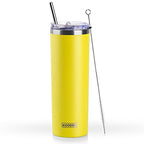 20 oz Skinny Tumbler (Yellow / 12 Ounces)