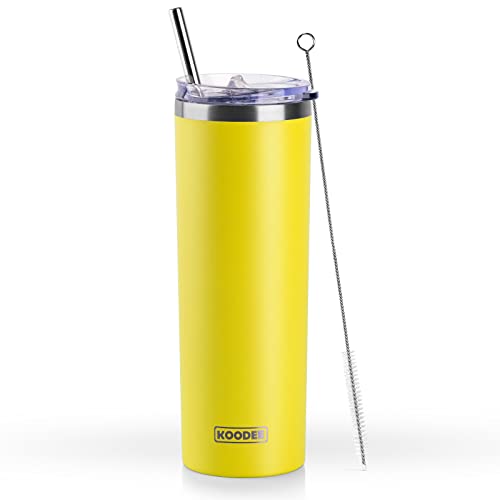 20 oz Skinny Tumbler (Yellow / 12 Ounces)