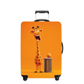 Luggage Cover Washable Suitcase Protector Anti (Giraffe-3 / XL(fits 32-34Inch suitcase))