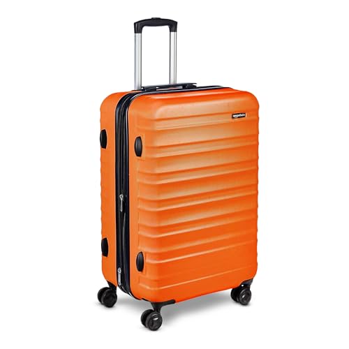 26" Hardside Medium Checked Luggage (Orange / Medium Checked)