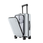 Carry On Luggage 22x14x9 Airline Approved (06-Charcoal Coconut Milk / Carry-On 20-Inch (Clamshell, 34L))