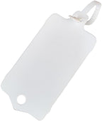 100pcs Reusable Blank Plastic Tags Ties Key Tags 1.45"*2.48" Serrated Tension by XF-Vel