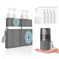2P 4 in 1 Travel Toiletry Containers (Pink+grey)