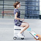 Airwheel 20 Inch Smart Rideable Suitcase Electric Luggage Scooter Carry On - Image 8