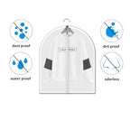 6 Pack Short Garment Bags (24" x 31" 6 Pack / Translucent)