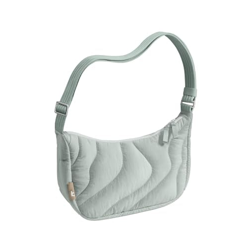 3.5L Puffer Crossbody Bag for Women Trendy (Light Blue-s)