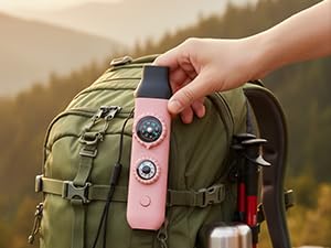 Emergency Survival Safety Whistle (Light Pink)