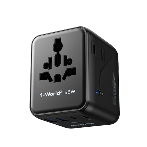 Mini 35W Universal Travel Adapter 7 (35W / Black)
