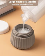Travel Containers for Toiletries 4 Pack (3 oz / Apricot)