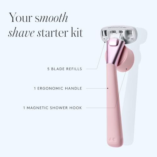 Women's Razor Kit (5 Count (Pack of 1) / Rose)