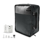 TPU Vacuum Bag for Travel (Full Open, Grey,1Pcs+Pump)