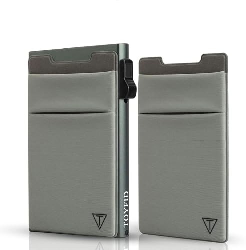 Credit Card Holder Wallet for Mens (Grey A)